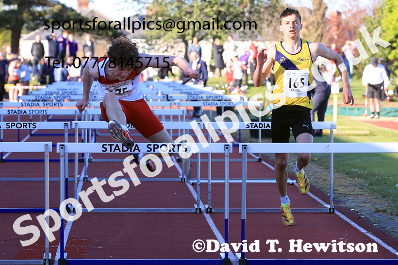 Hurdles, 2026 NEGP 1, Monkton Stadium. Photo: David T. Hewitson/Sports for All Pics